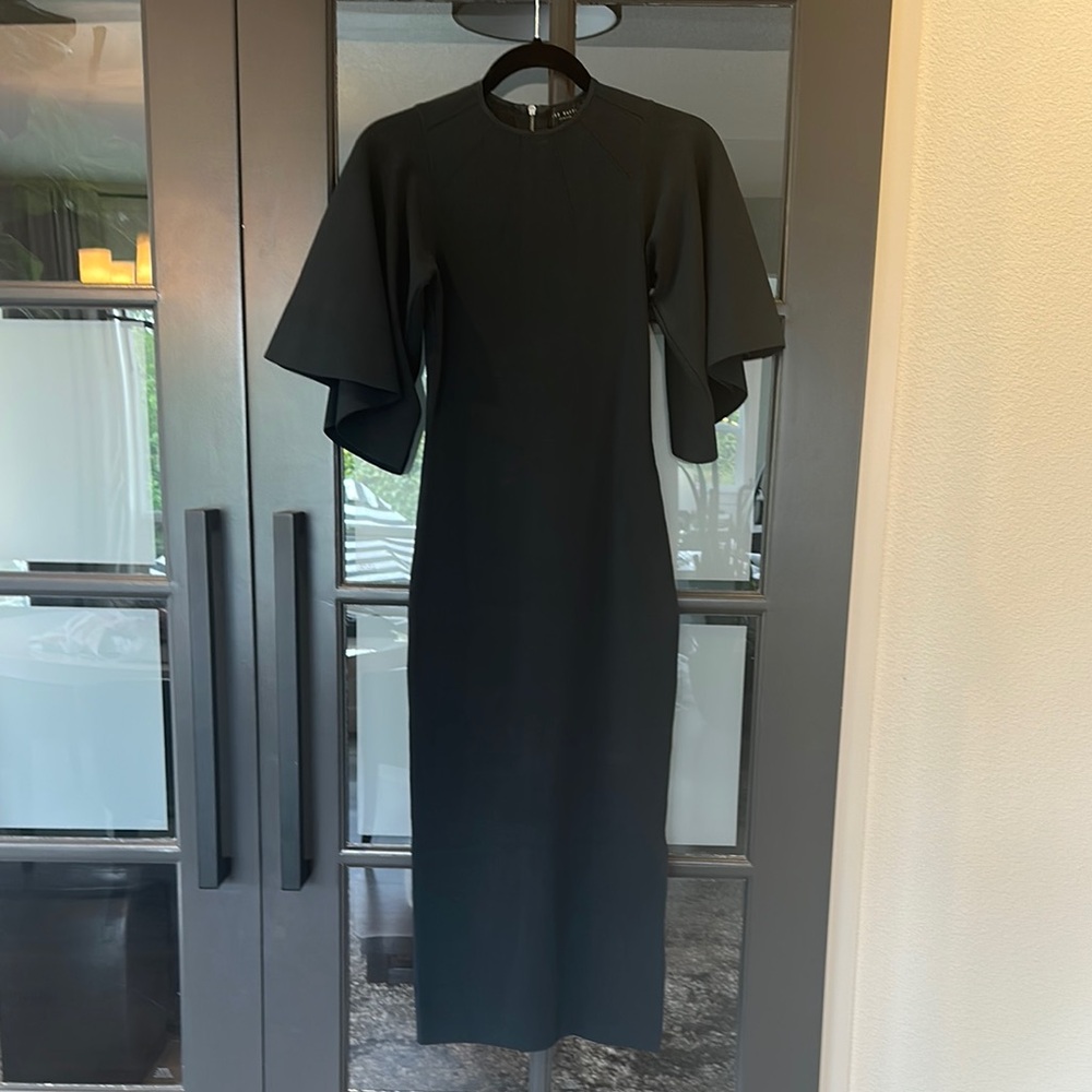 Elegant Black Midi Dress